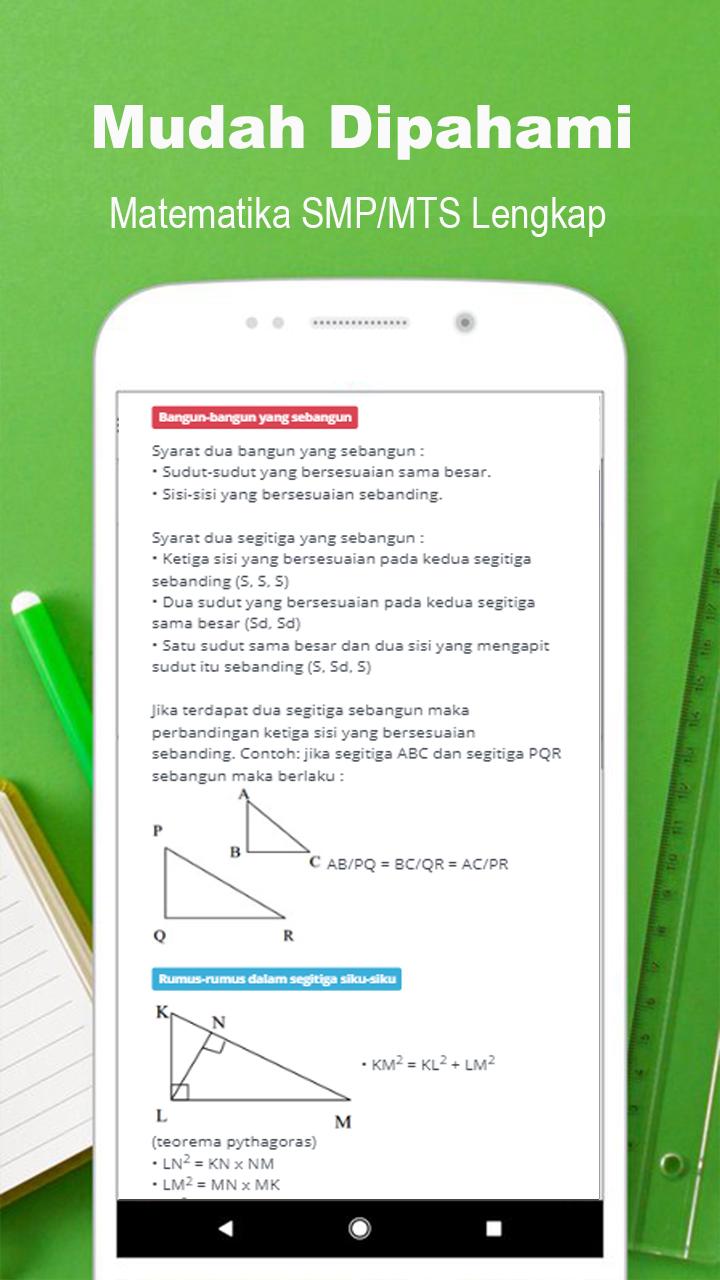 Kumpulan Rumus Matematika Smp Lengkap Kelas 7 8 9 Guru Paud