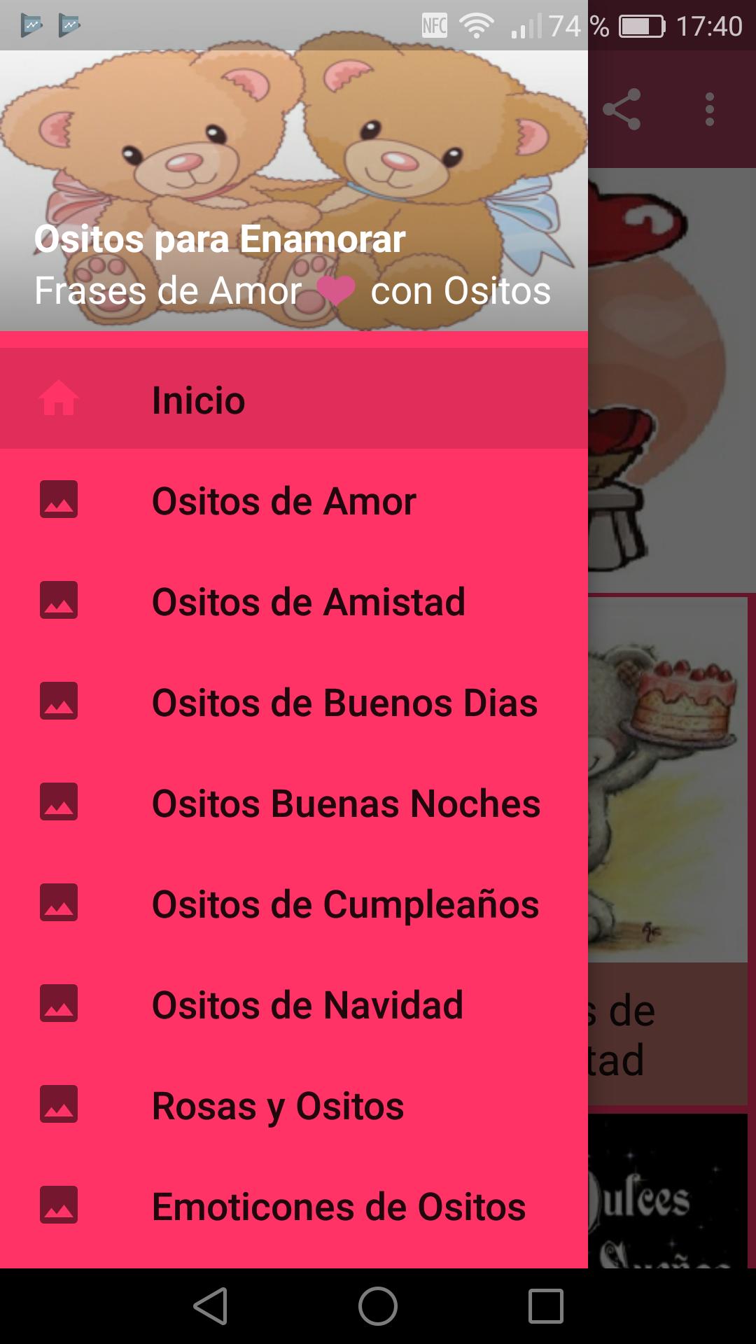 Android İndirme için Frases de Amor con Ositos ❤️ Ositos para Enamorar APK