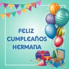 Feliz Cumpleaños Hermana icono