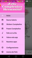 Feliz Cumpleaños Hermana Poster