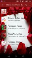 2 Schermata Flores con Frases de Amor