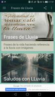 Frases de LLuvia - Sonidos de Lluvia y Truenos ảnh chụp màn hình 2