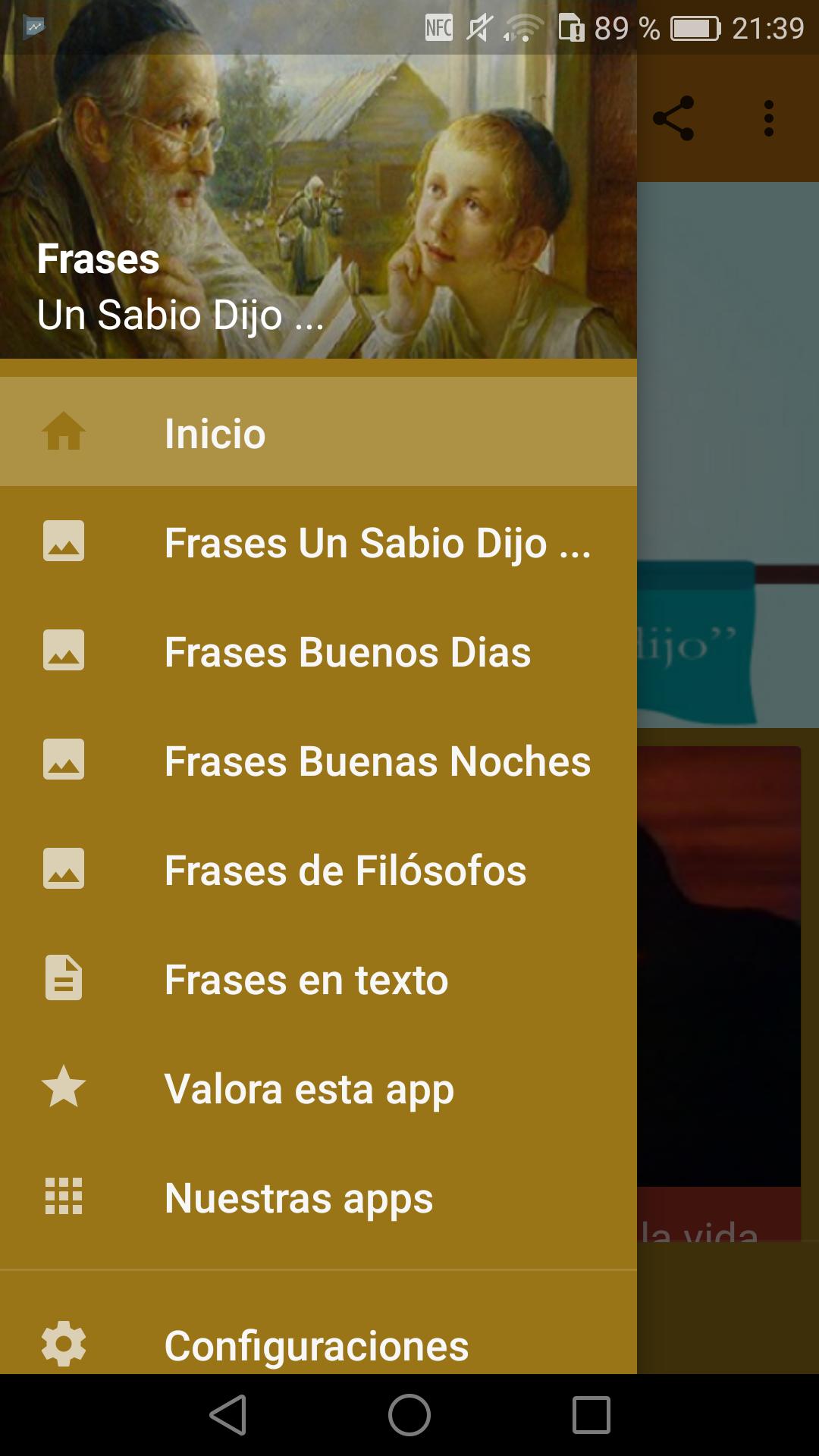 Android İndirme için Frases Un Sabio Dijo ... APK