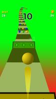 1 Schermata Twisty Ball - Color Hit Road 3d