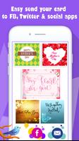 Kartu kreatif: Buat e-card uca screenshot 2