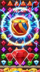 Jewel Ancient: 3-Gewinnt Spiel APK Herunterladen