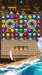 Jewel Ancient: 3-Gewinnt Spiel APK Herunterladen