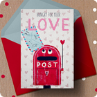 Romantic Card ícone