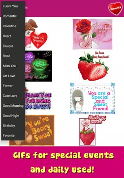Screenshot 11 for Love GIF: Romantic Animated Image