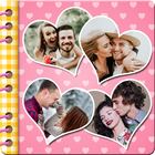 Love Photo Scrapbook Collage:  آئیکن