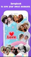 Love Photo Scrapbook Collage:  포스터