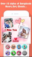 Love Photo Scrapbook Collage:  اسکرین شاٹ 2