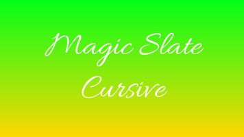 Magic Slate - Cursive پوسٹر