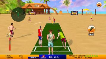Friends Beach Cricket स्क्रीनशॉट 1