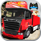 Offroad Truck Driver Cargo icon