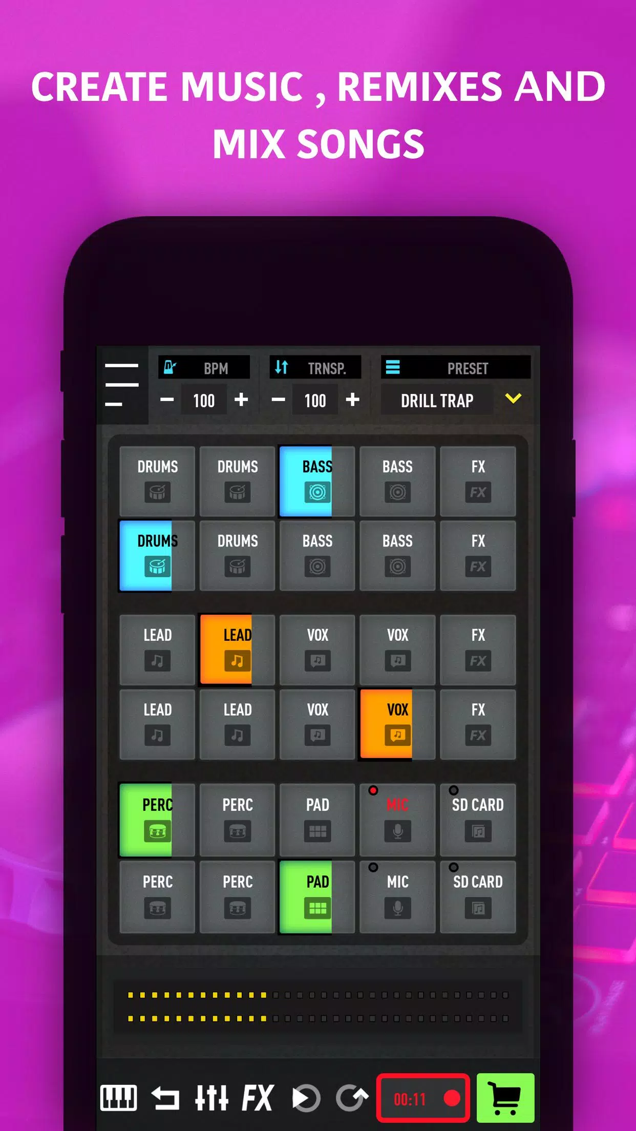 MixPads - Drum pad machine & DJ Audio Mixer APK for Android Download