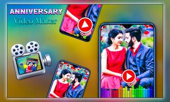 Anniversary video maker poster