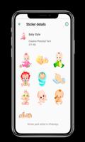 Baby Sticker Packs - WAStickerApps capture d'écran 1