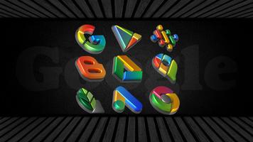 Auric Dark 3d Icon Pack Ekran Görüntüsü 1