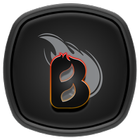 Blaze Dark Icon Pack icône
