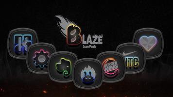 Blaze Dark Icon Pack capture d'écran 3