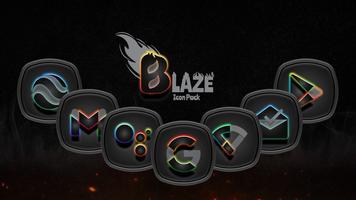 Blaze Dark Icon Pack Affiche