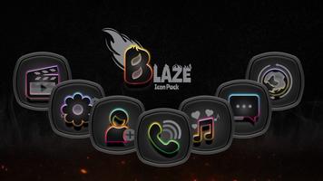 Blaze Dark Icon Pack capture d'écran 2