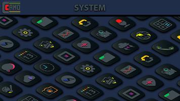 Camo Dark Icon Pack Plakat