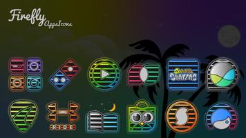 Firefly Neon Icon Pack ảnh chụp màn hình 3