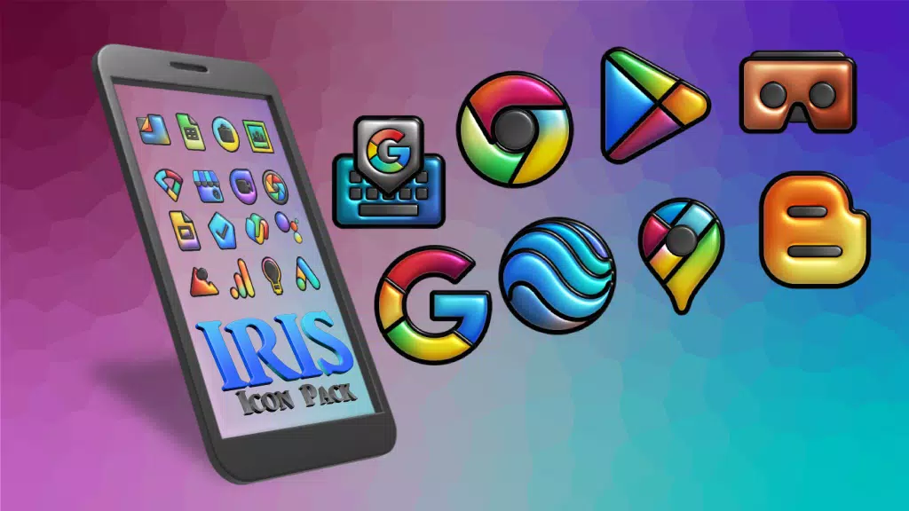 Iris Dark Icon Pack Latest Version 1.1.7 for Android