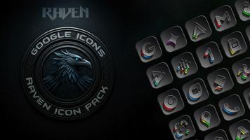 Raven Dark Icon Pack ảnh chụp màn hình 1