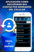 Recupera Contactos Borrados del Celular Guía Fácil پوسٹر