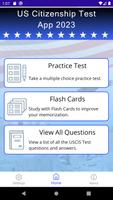 US Citizenship Test App 2024 poster