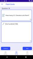 1 Schermata US Citizenship Test App 2023