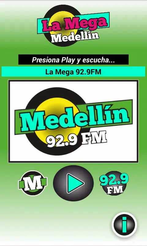 Descarga de APK de La Mega Medellín 92.9FM para Android