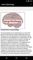 Learn Psychology Affiche