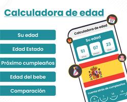 Calculadora de edades: Tracker Poster