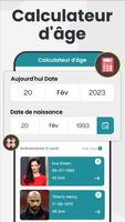 Calculateur d'âge & Rappel capture d'écran 1