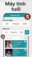 Máy Tính Tuổi Tính Ngày Sinh ảnh chụp màn hình 1