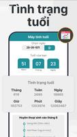 Máy Tính Tuổi Tính Ngày Sinh ảnh chụp màn hình 2