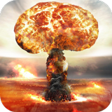 Nuclear Explosion 3D Wallpaper Zeichen