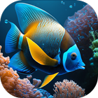 Aquarium 4K Live Wallpaper icône