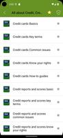 برنامه‌نما Credit & Credit Score Basics عکس از صفحه