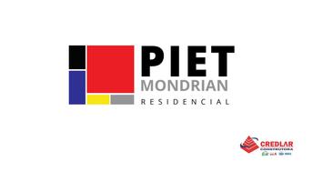 Piet Mondrian Residencial Affiche