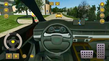 Modern Taxi Driving Simulator Affiche