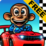 Monkey Racing Free Zeichen