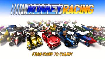 Monkey Racing Free Poster