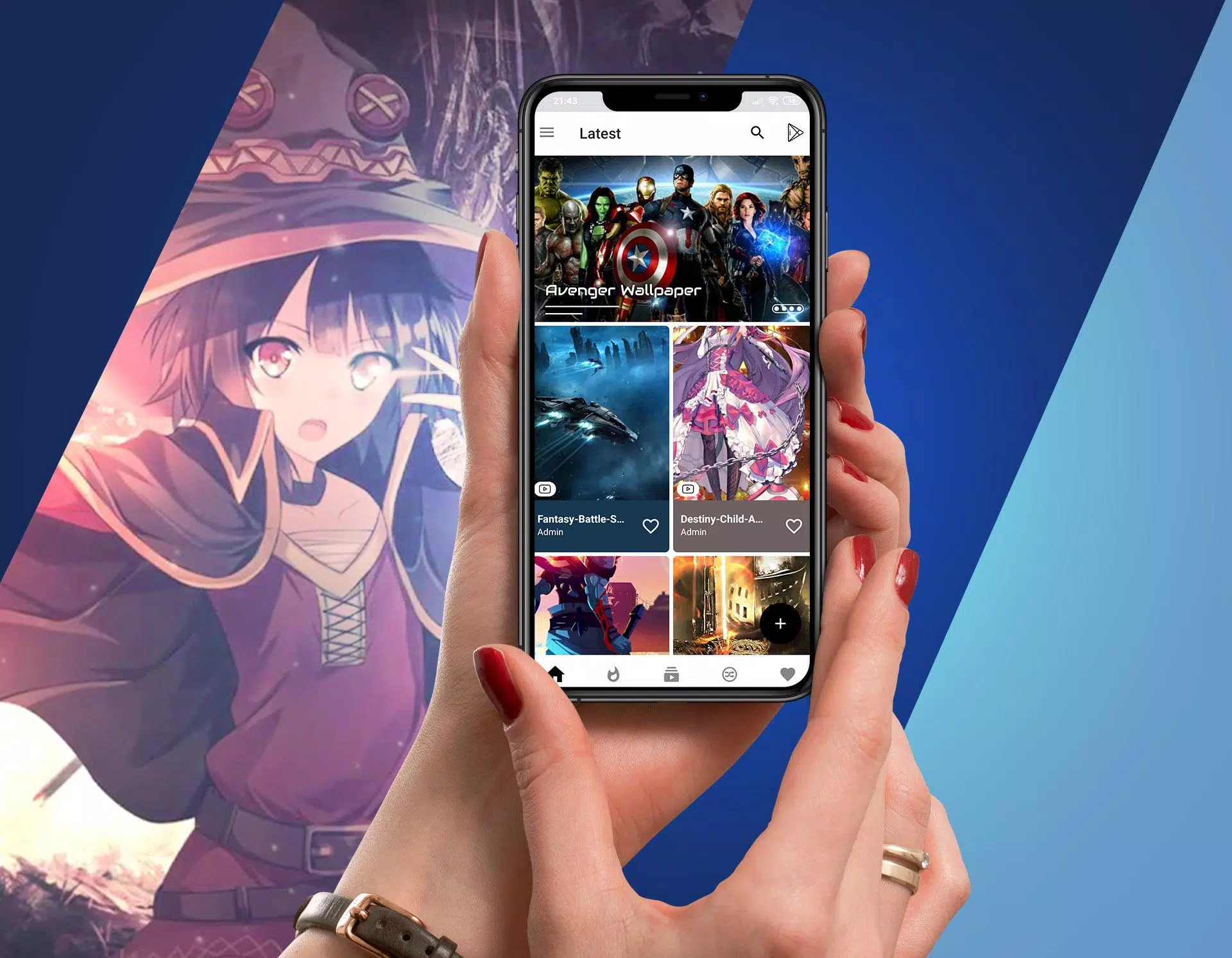 Tải xuống APK Anime 3D Live Wallpaper cho Android