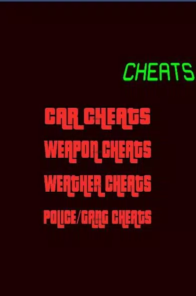 Cheats Gta San Andreas APK pour Android Télécharger