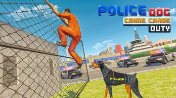 Policía Perro Crimen Persecución Deber, obligación Poster